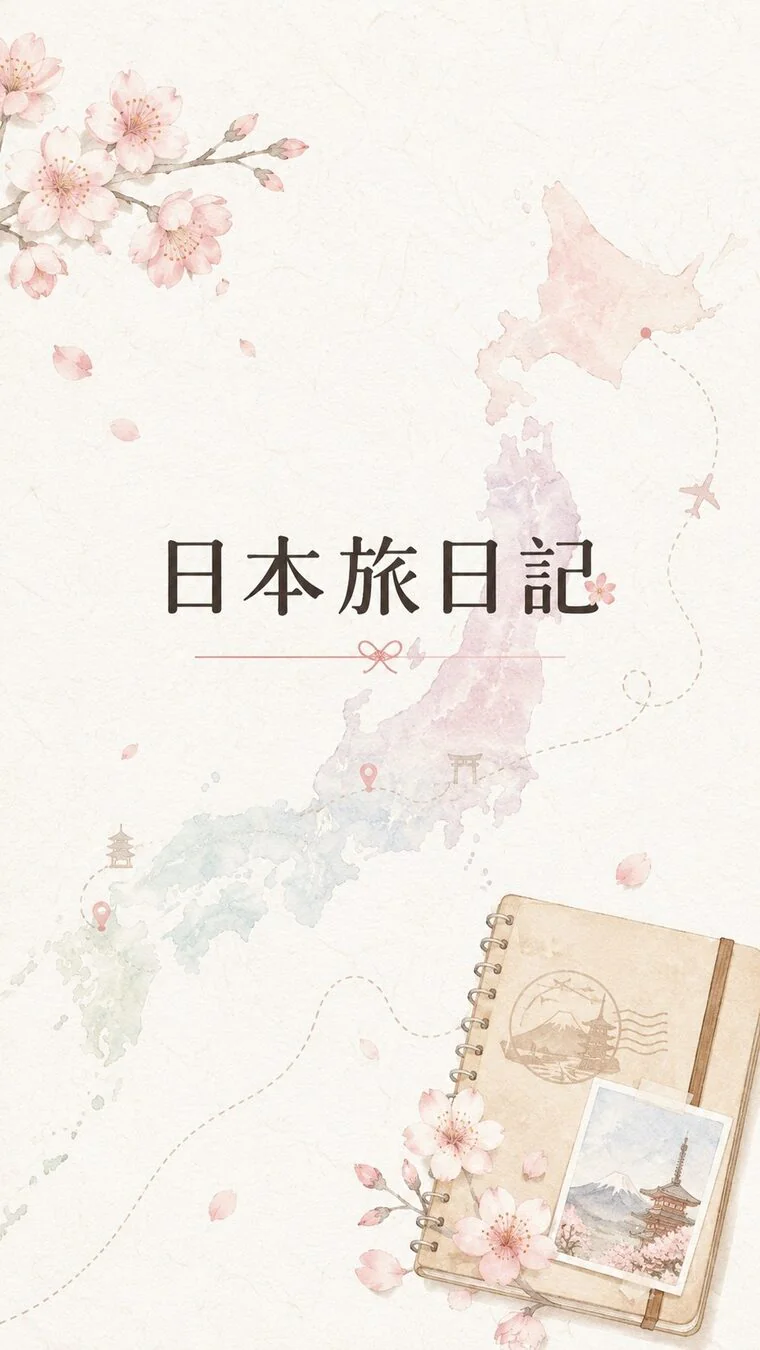 日本旅日記 - 旅の日記としおり